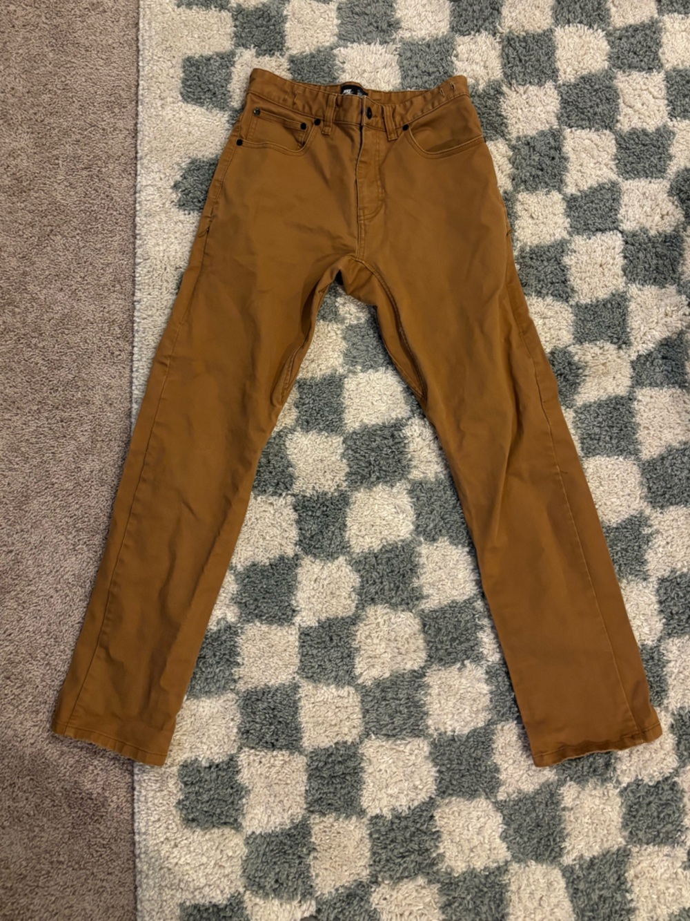 Men's Nike Slim Fit Casual Pants - Brown